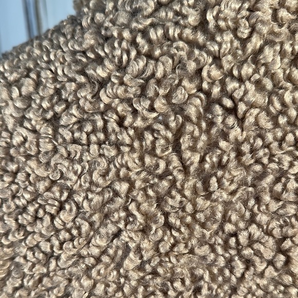 GARAGE Cozy Tan Sherpa Bomber Jacket - Picture 9 of 12